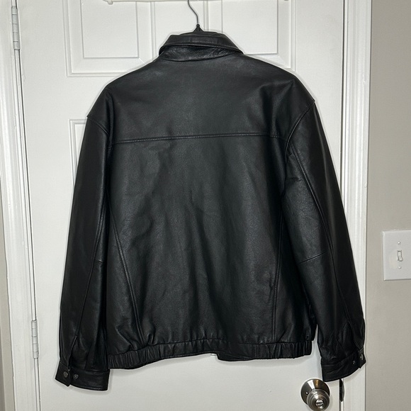 NWOT Men’s Leather Jacket Saddlebred Size XL - Picture 3 of 6